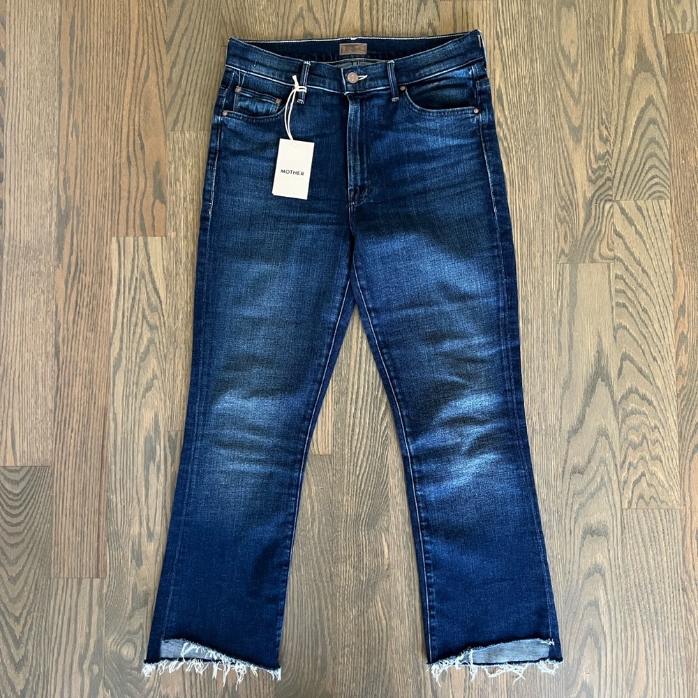 NWT Mother Insider Crop Fray “Sake to me” Size 29